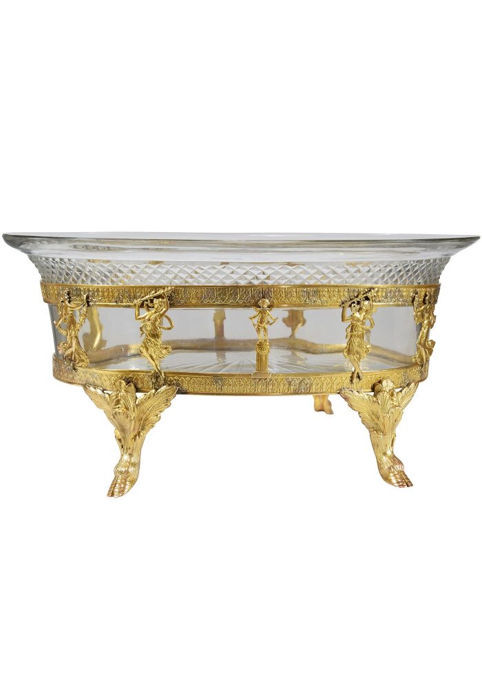 XL Jardinière de style Empire époque Napoléon III 30cm