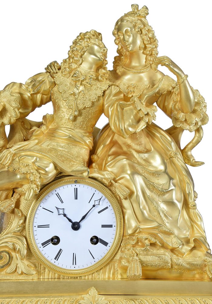 Grande pendule "Louis XIV - Marie-Thérèse d'Autriche" - Image 6