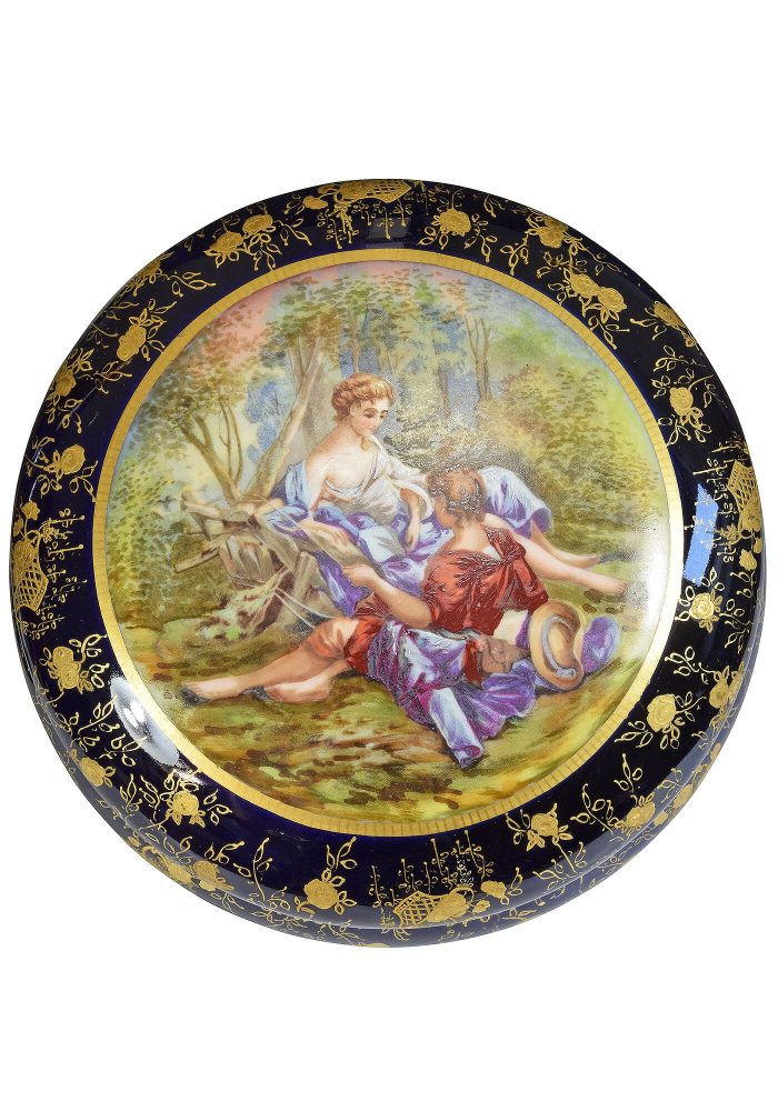 Grande bonbonnière A. Golse Porcelaine d’Art Sèvres fin XIXème – Image 5
