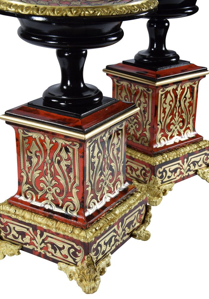 Vide-poche en marqueterie Boulle écaille de tortue et bronze doré XIXème – Image 5