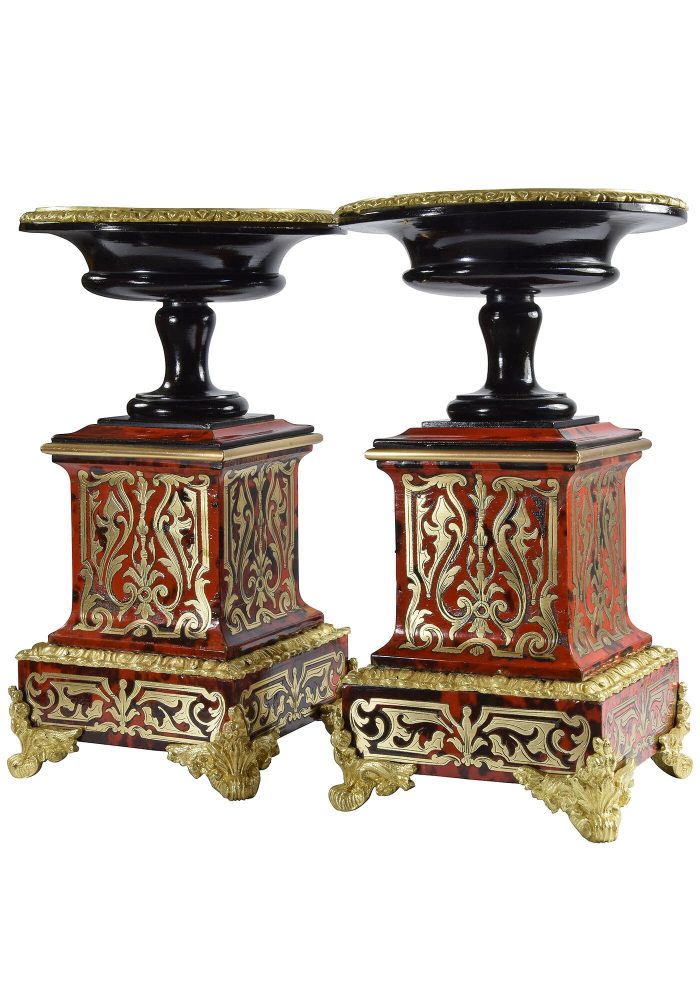 Vide-poche en marqueterie Boulle écaille de tortue et bronze doré XIXème – Image 4