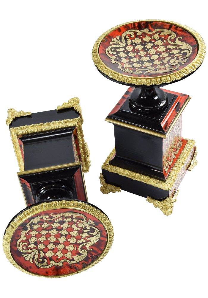 Vide-poche en marqueterie Boulle écaille de tortue et bronze doré XIXème – Image 3