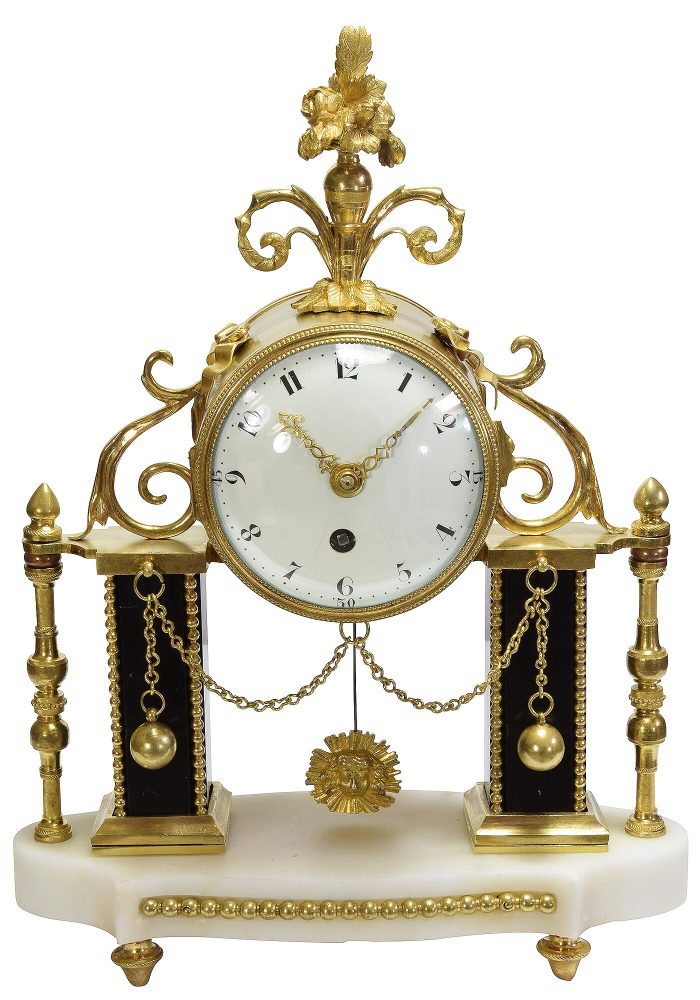 Pendule portique XVIIIème Epoque Louis XVI