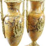 paire de vases marbre sienne empire (3)