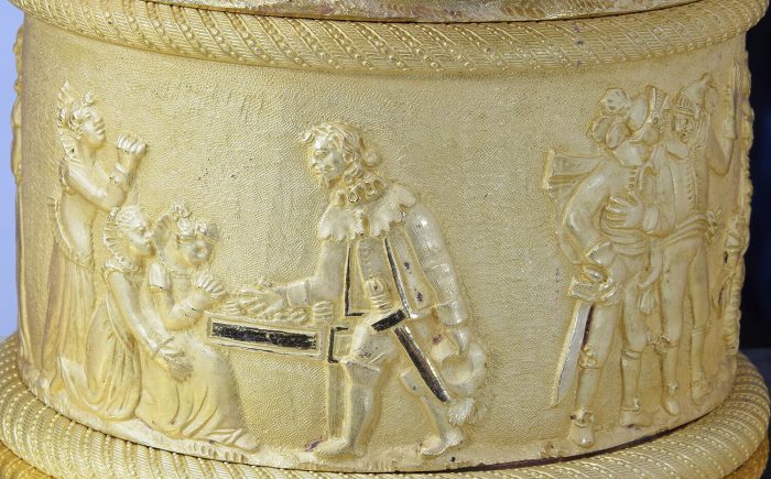 Pendule François 1er et le chevalier Bayard Epoque Empire – Bild 5