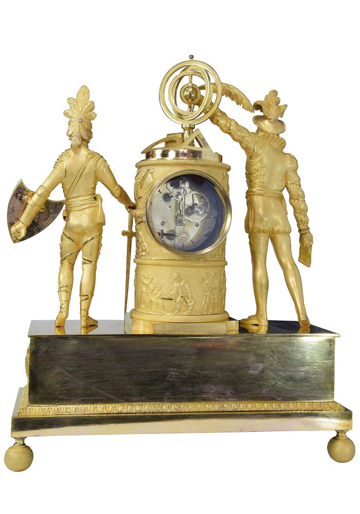 Pendule François 1er et le chevalier Bayard Epoque Empire – Bild 12