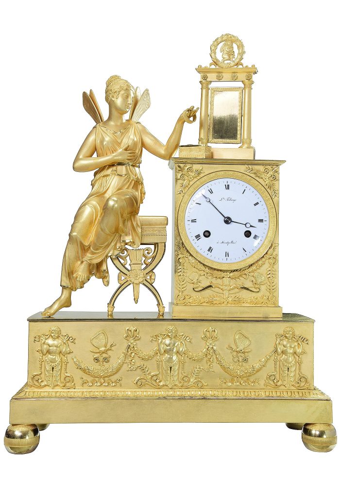 Pendule "La toilette de Psyché" Empire FABREGE
