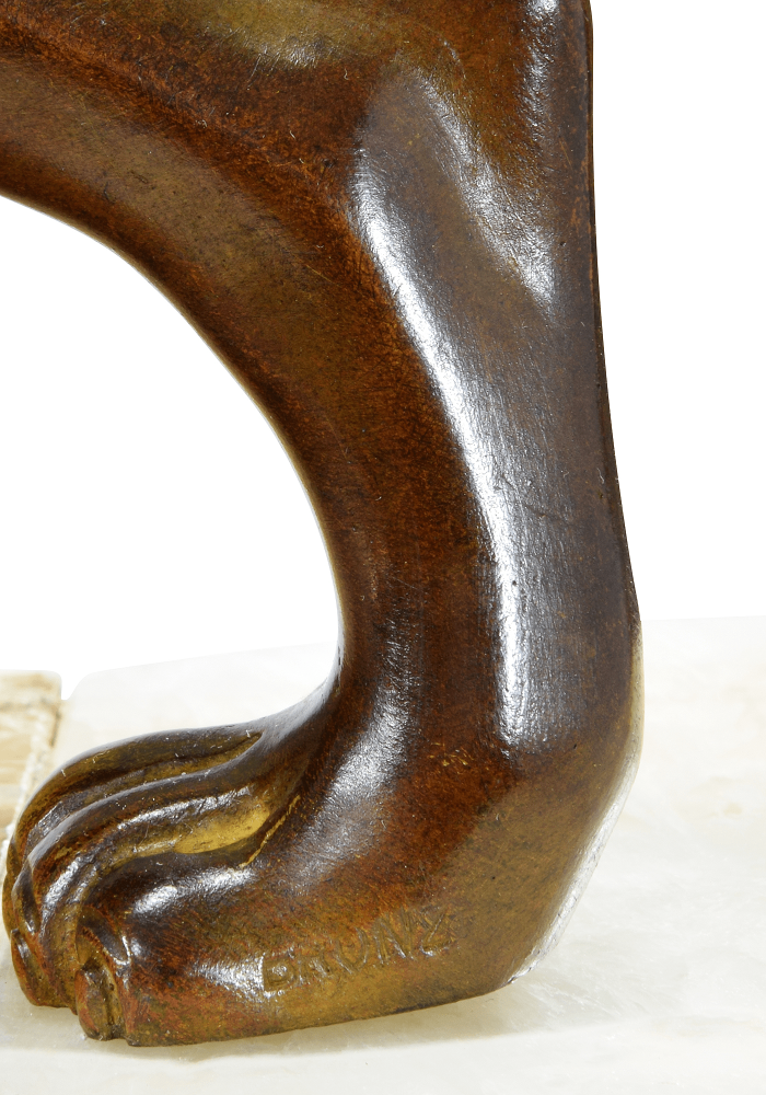 Importante pendule d'époque Art déco vers 1920 – Image 5