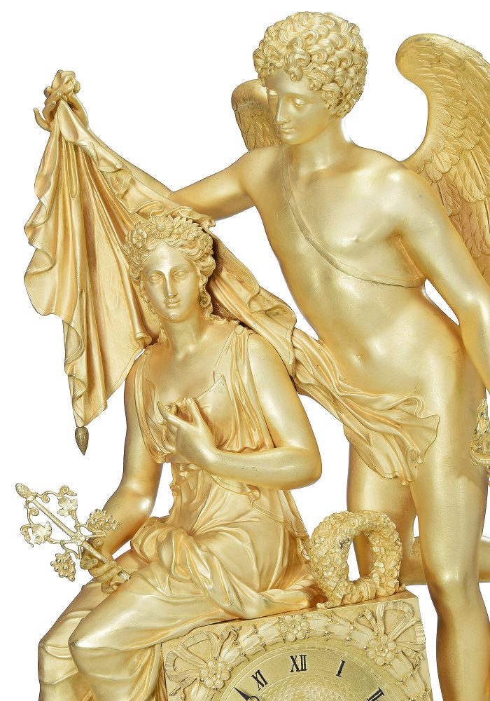 Pendule "Le couronnement de Flore" NOËL FRERES 1826 – Bild 7