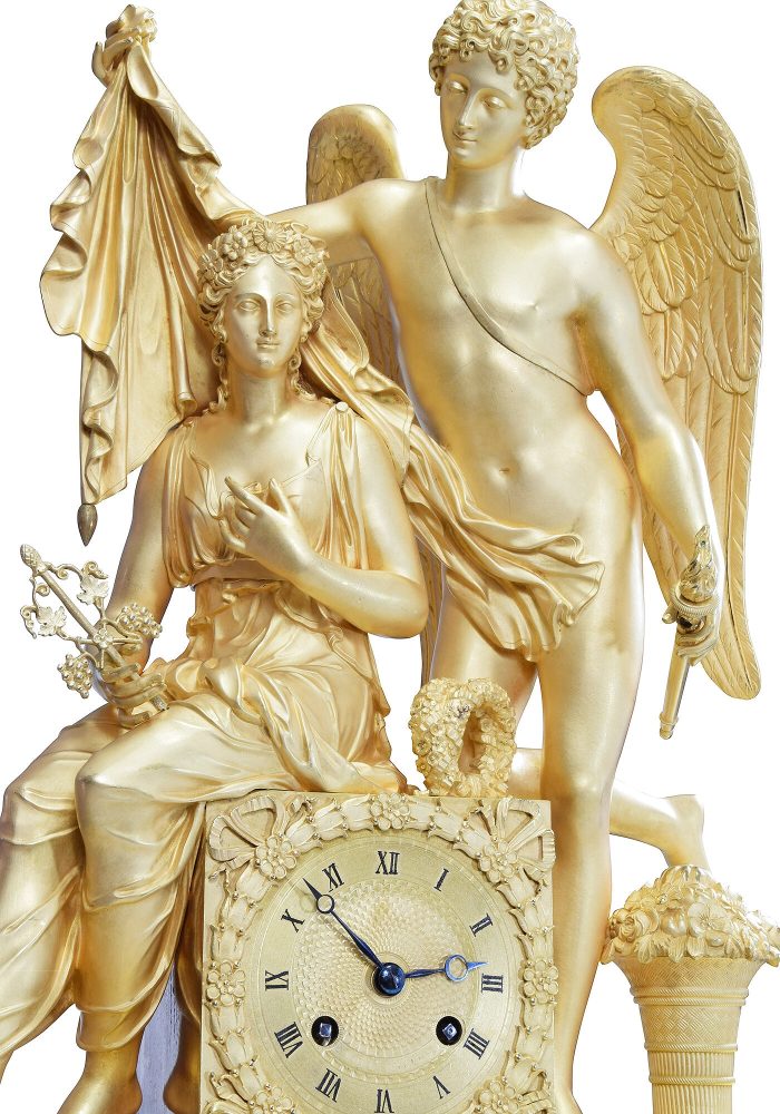 Pendule "Le couronnement de Flore" NOËL FRERES 1826 – Bild 5