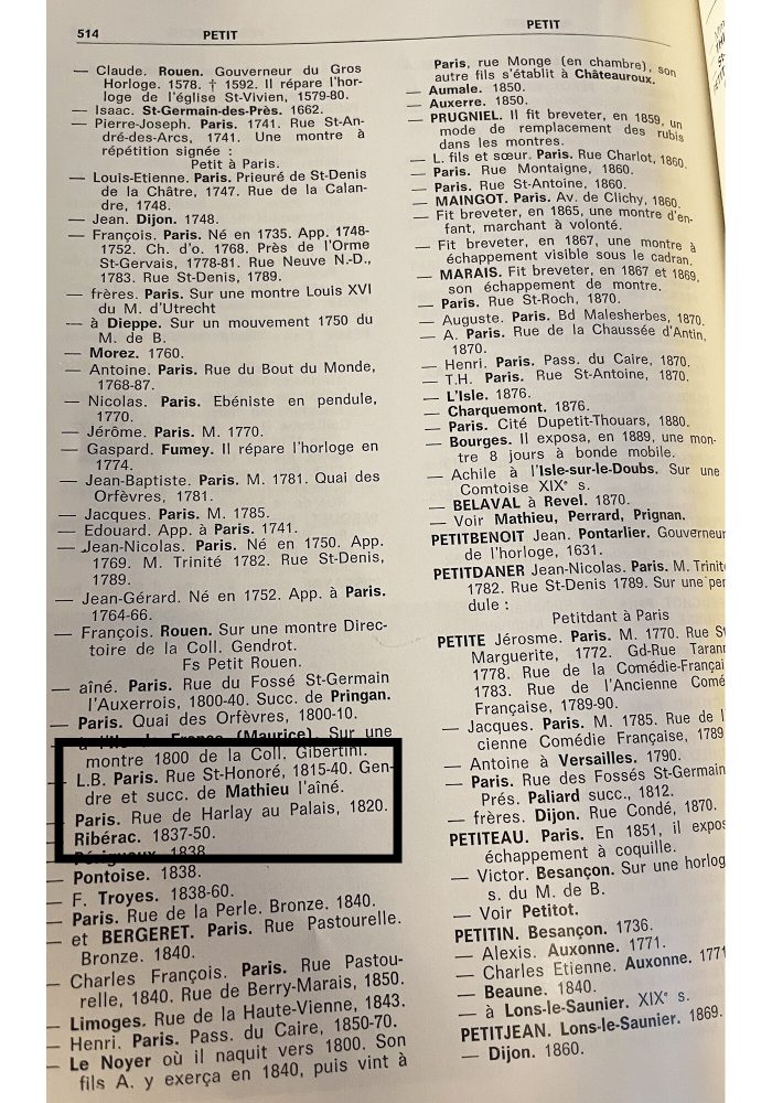 XL Pendule portique acajou L.B PETIT 1815-1840 – Bild 4