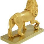lion balle sculpture empire bronze (4)