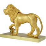 lion balle sculpture empire bronze (7)