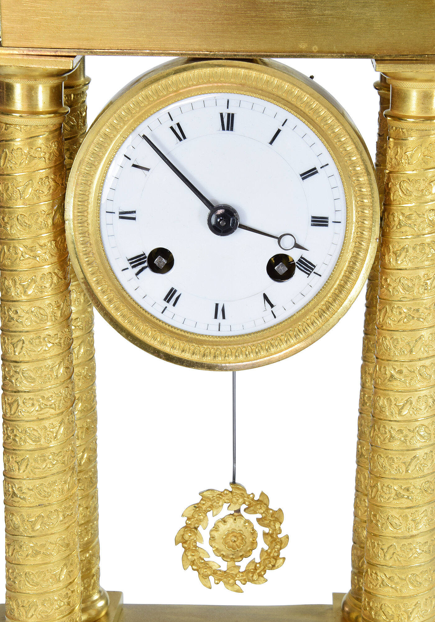 petite-pendule-portique-colonnes-spirale-poque-empire-pendule