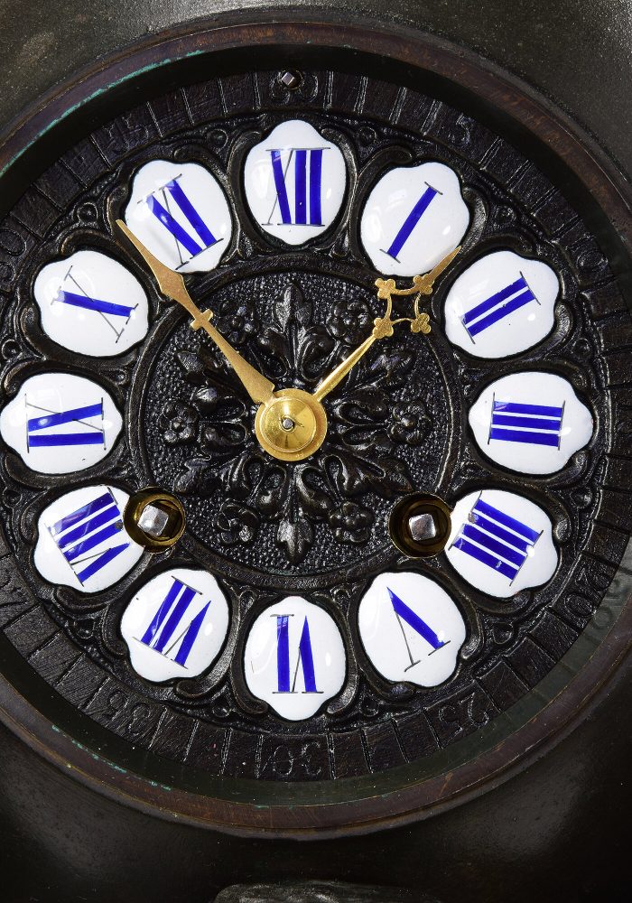 Pendule à l'aigle HERSANT 1872 Sculpteur GAUTIER – Bild 6