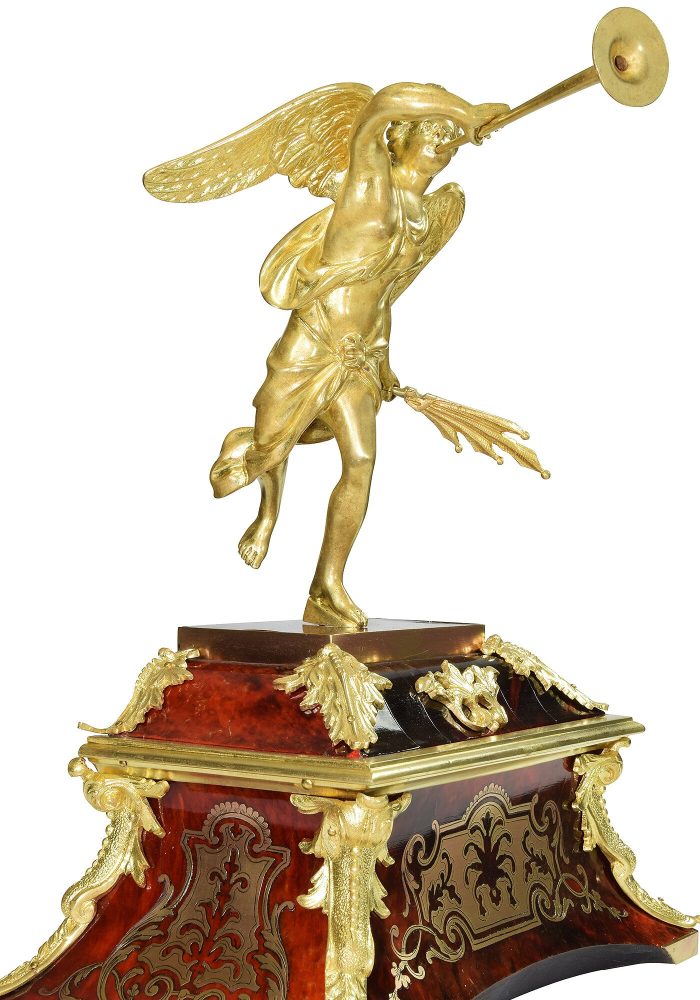 Cartel style Louis XIV écaille de tortue marqueterie Boulle THURET - Image 6