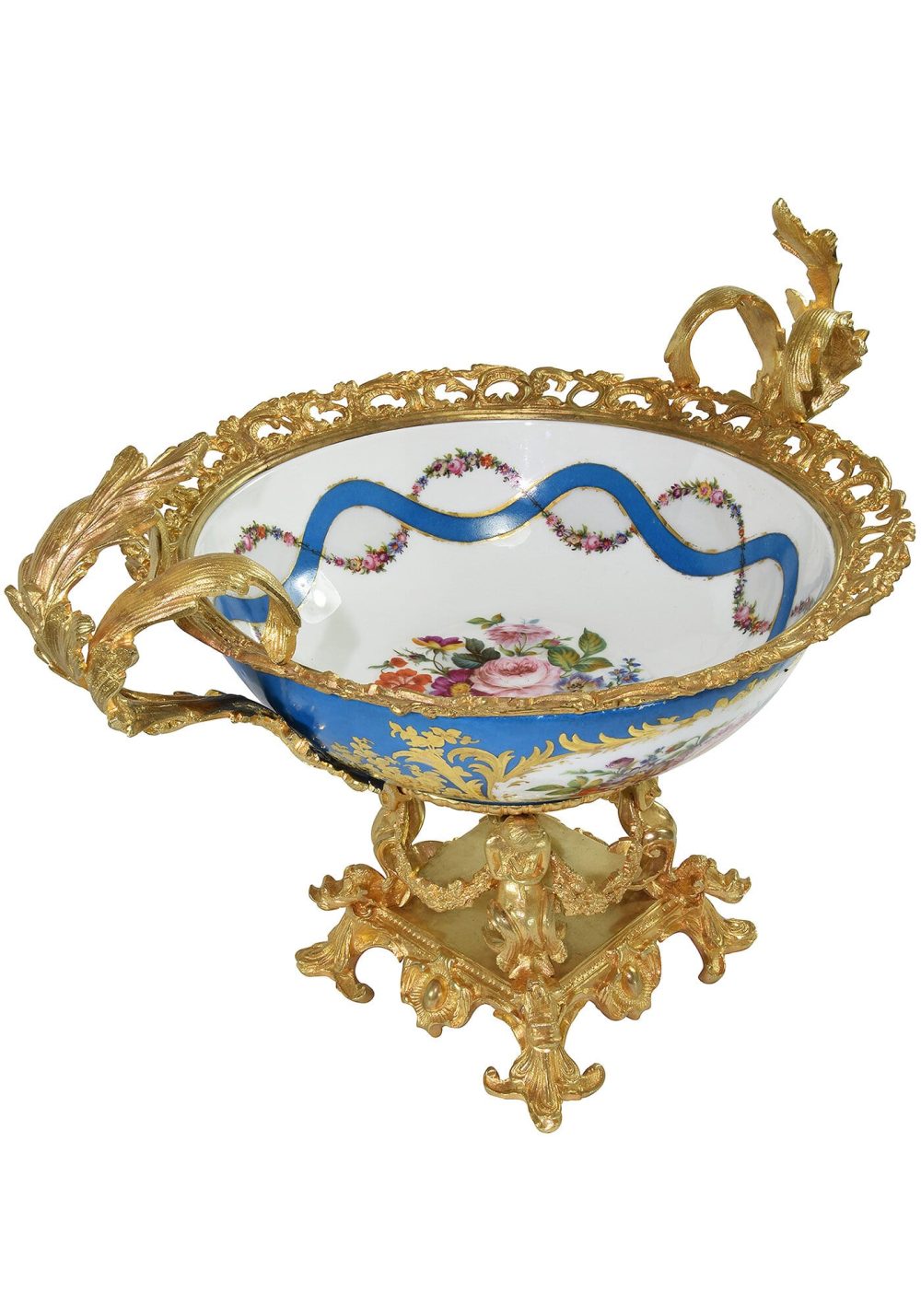 centre de table porcelaine sirene (1)