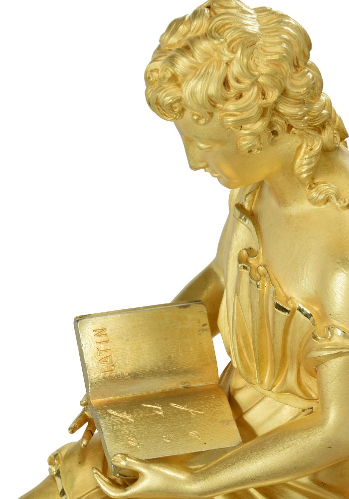 Pendule "Apprentissage" d'époque Empire – Image 6