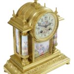 pendule porcelaine bronze (3)