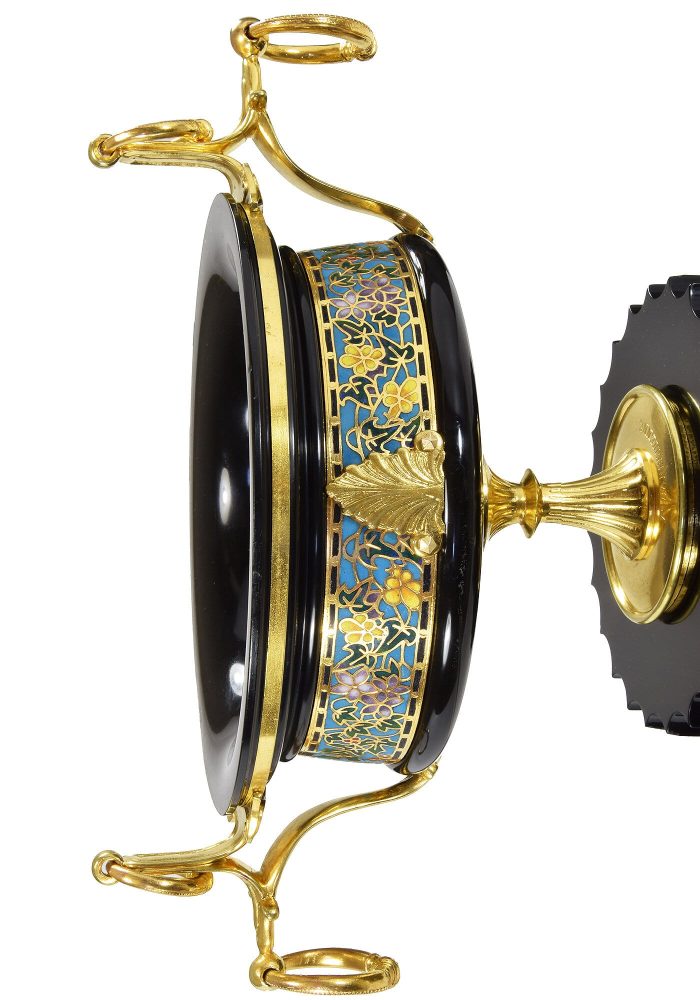 Pendule bronze cloisonné F.BARBEDIENNE – Image 5