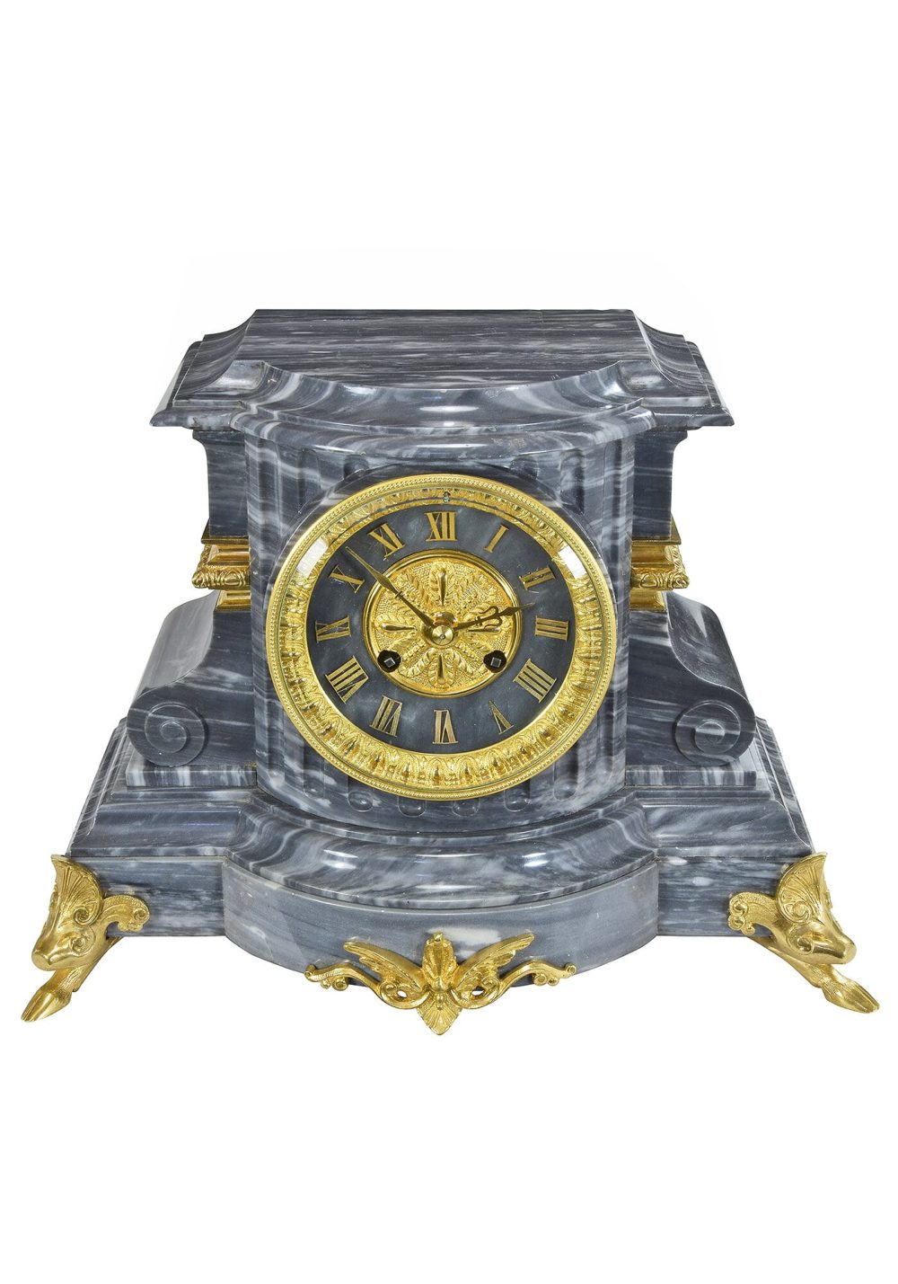 pendule marbre bleu turquin (1)