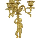 Paire de chandeliers d’époque Napoléon III (2)