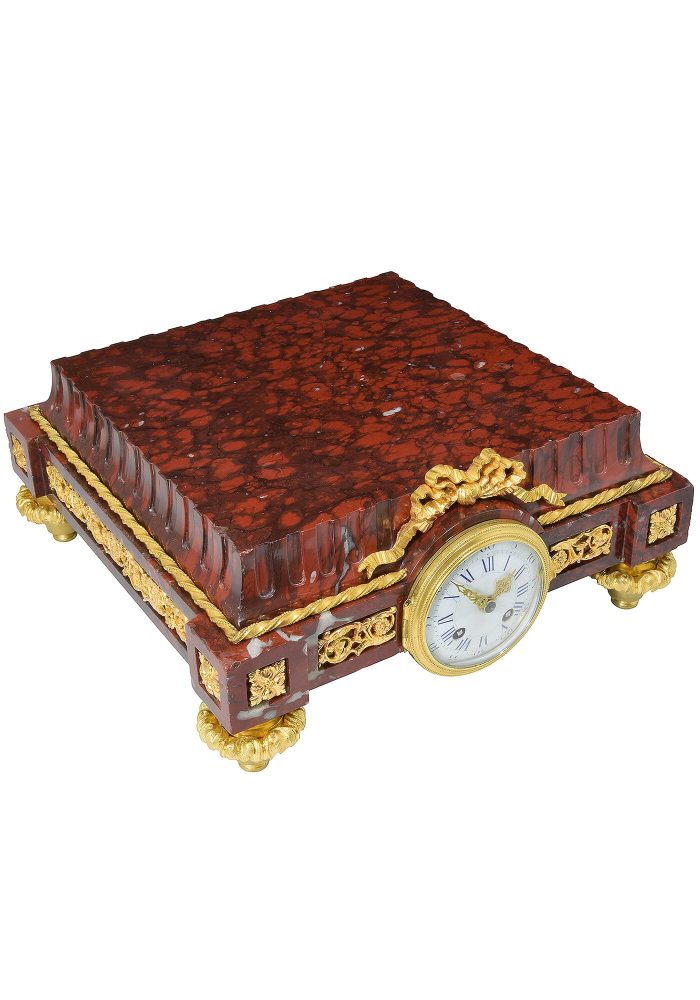 Pendule base en marbre Napoléon III