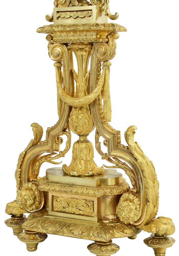 XL Chandeliers en bronze doré d'époque Napoléon III - Image 7