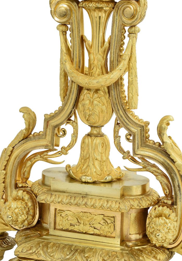 XL Chandeliers en bronze doré d'époque Napoléon III - Image 5