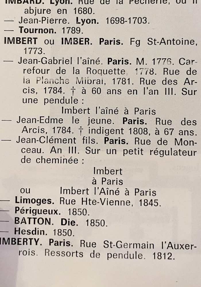 Pendule d'époque Louis XVI IMBERT L'AINE PARIS – Image 7