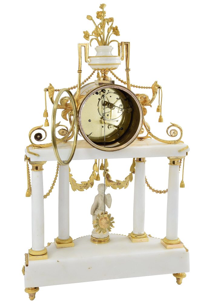 Pendule portique XVIIIème Epoque Louis XVI CHAMPAGNE – Bild 13