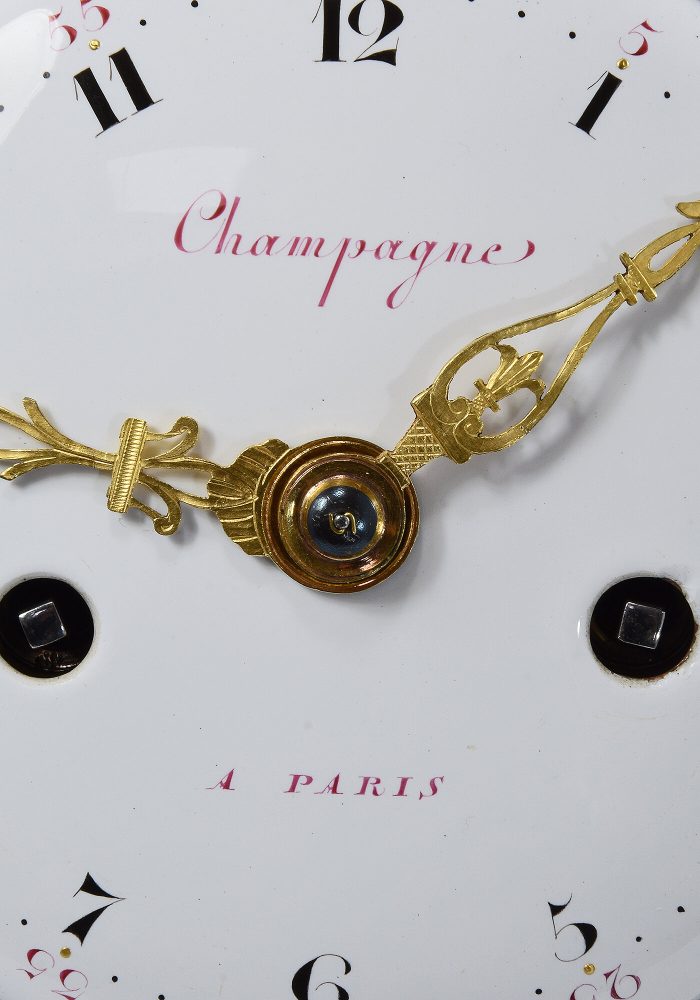 Pendule portique XVIIIème Epoque Louis XVI CHAMPAGNE – Bild 9