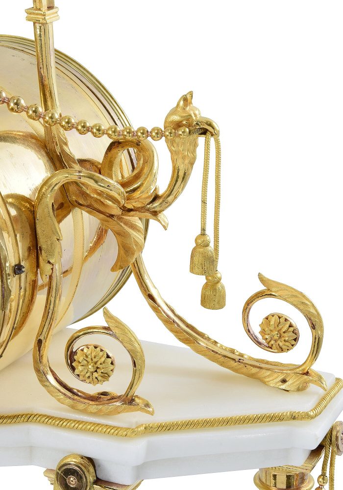 Pendule portique XVIIIème Epoque Louis XVI CHAMPAGNE – Bild 6