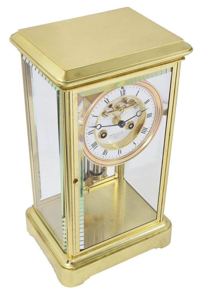 Pendule cage vitrée échappement “Brocot” XIXème - Image 4