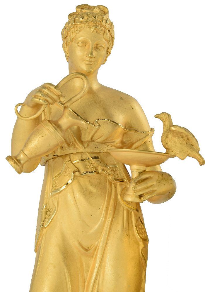 Pendule mythologique d'époque Empire PERIN – Image 7