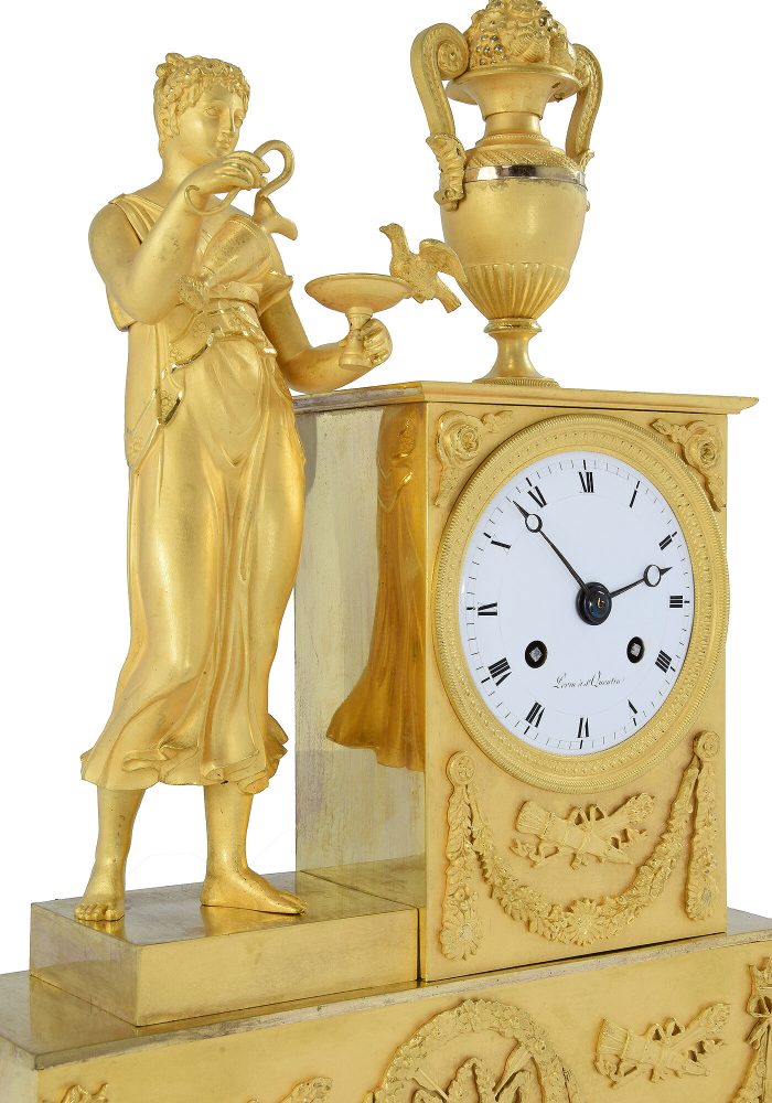 Pendule mythologique d'époque Empire PERIN – Image 3