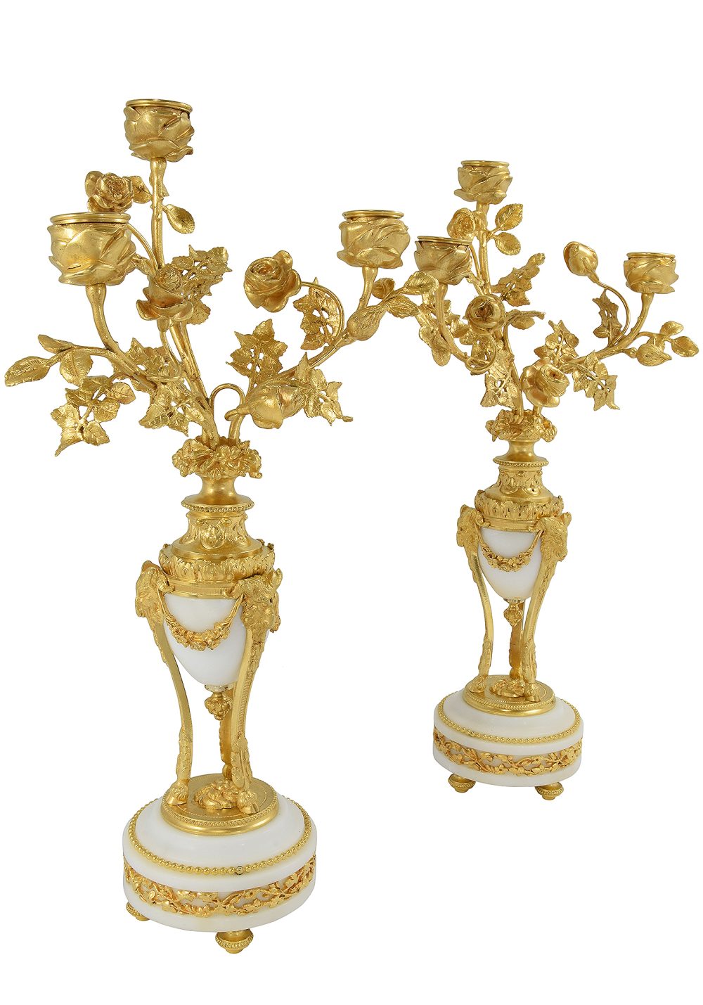 chandelier fleurie bronze (3)