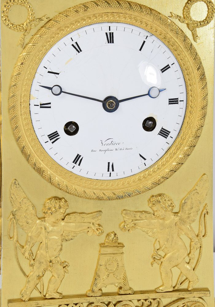 Pendule "Angelot musicien" Empire VERDIERE – Bild 9