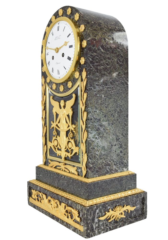 Pendule en marbre de style Empire JOLLET – Image 3