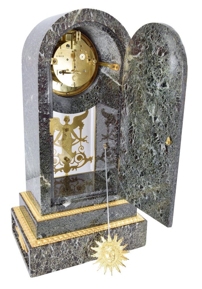 Pendule en marbre de style Empire JOLLET – Image 4