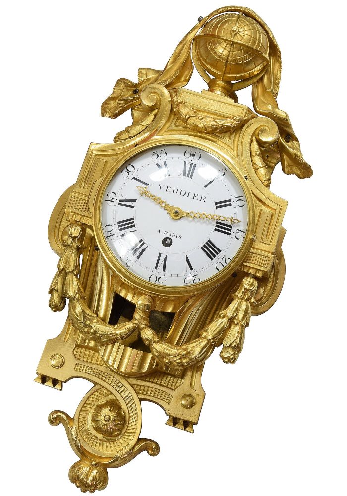 Cartel d'applique XVIIIème signé "VERDIER" 1780