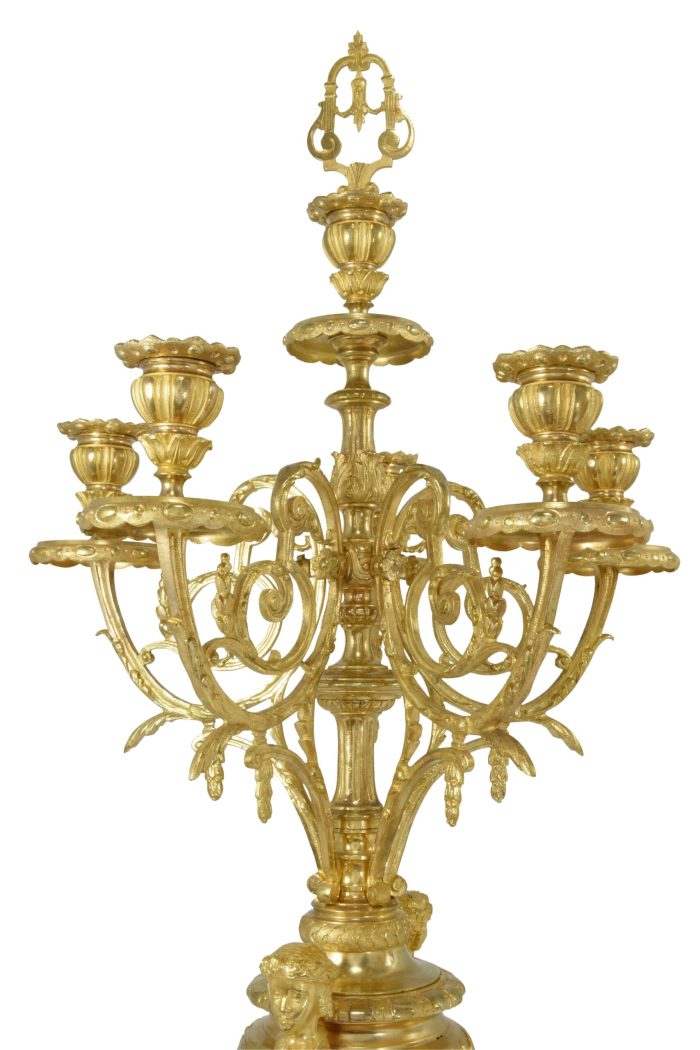XL Chandeliers en bronze doré d'époque Napoléon III – Image 4