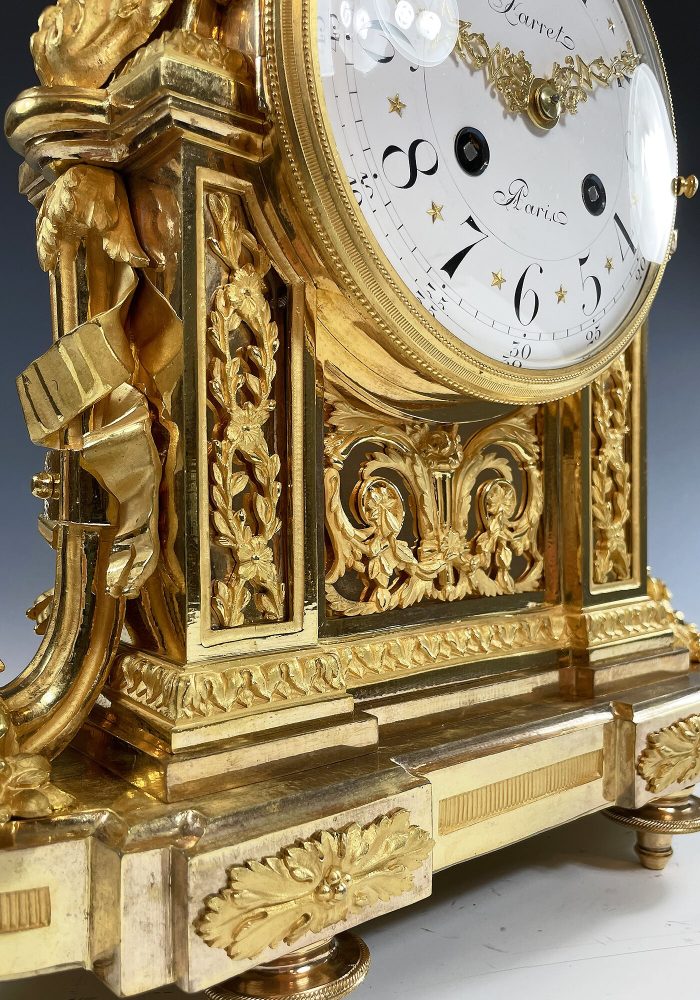 Pendule en bronze doré Napoléon III FARRET - Image 5