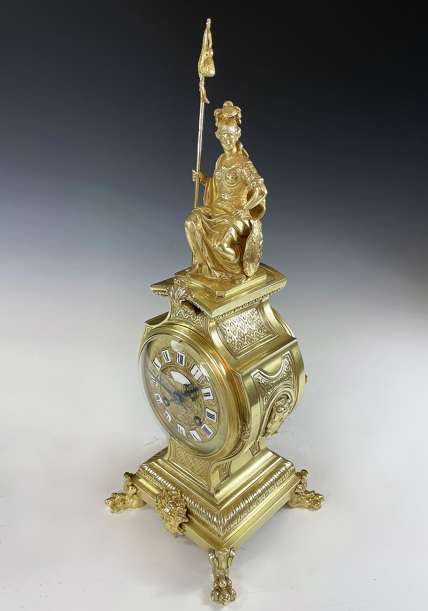 Pendule En Bronze Ancienne