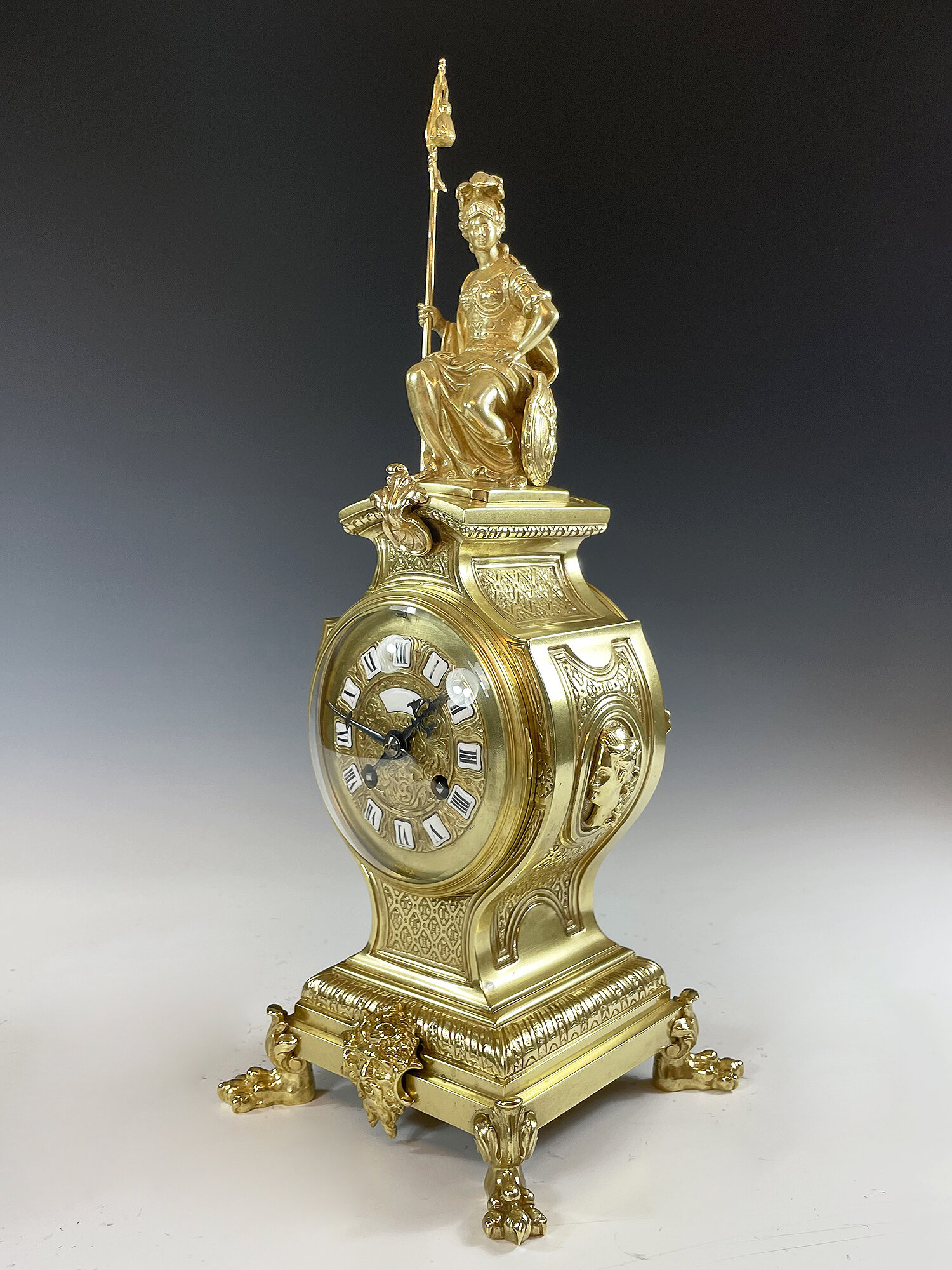 Pendule En Bronze Ancienne