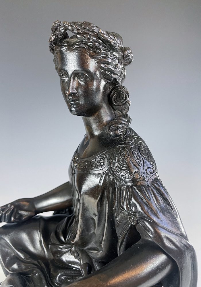 Sculpture Mythologique en bronze "Déesse Cérès" 1850 – Image 10