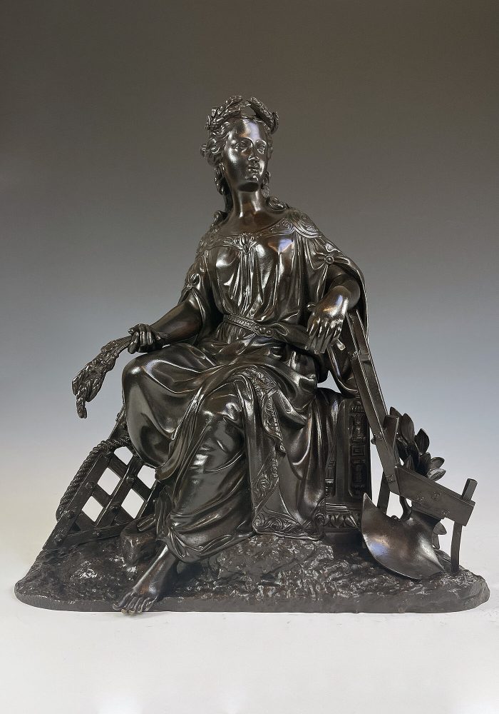 Sculpture Mythologique en bronze "Déesse Cérès" 1850