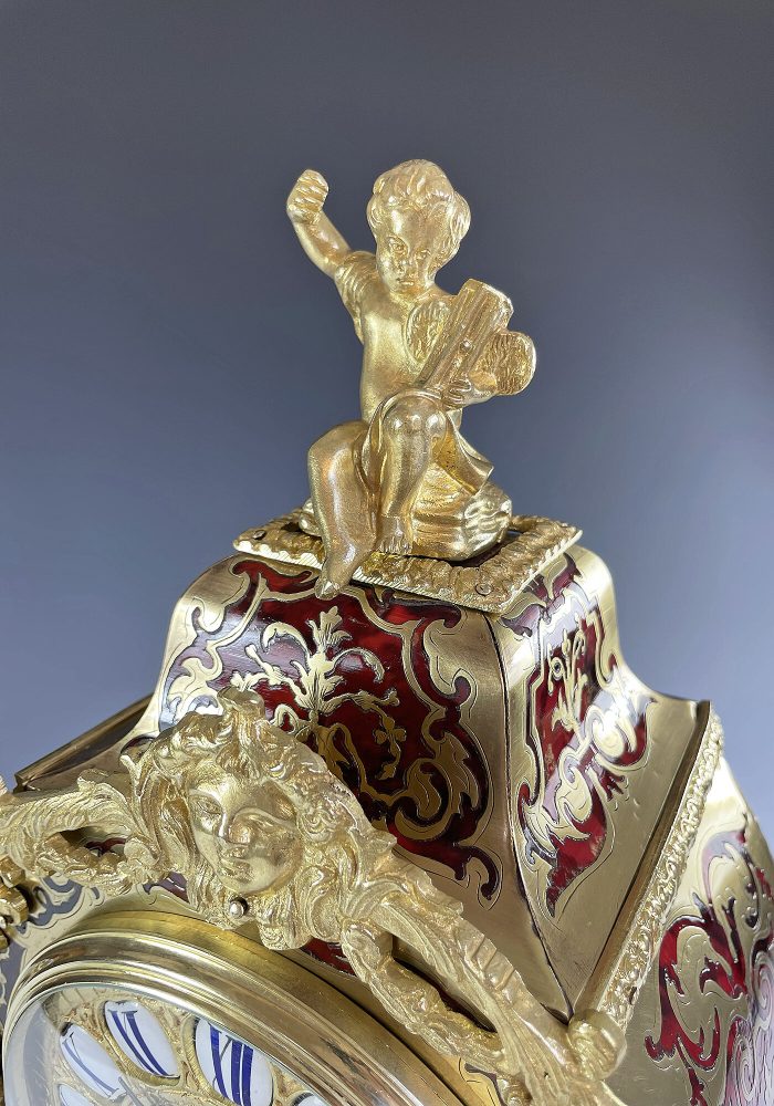 Cartel en écaille de tortue Époque Napoléon III – Bild 4