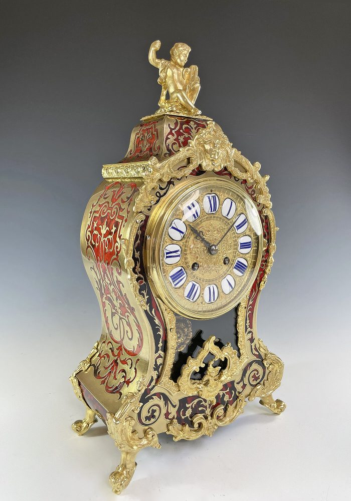 Cartel en écaille de tortue Époque Napoléon III