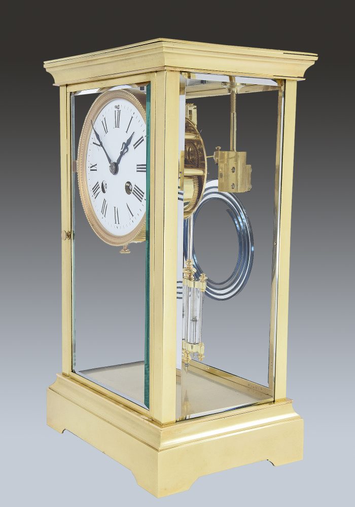 Pendule Napoléon III cage en verre BERNARD – Bild 4